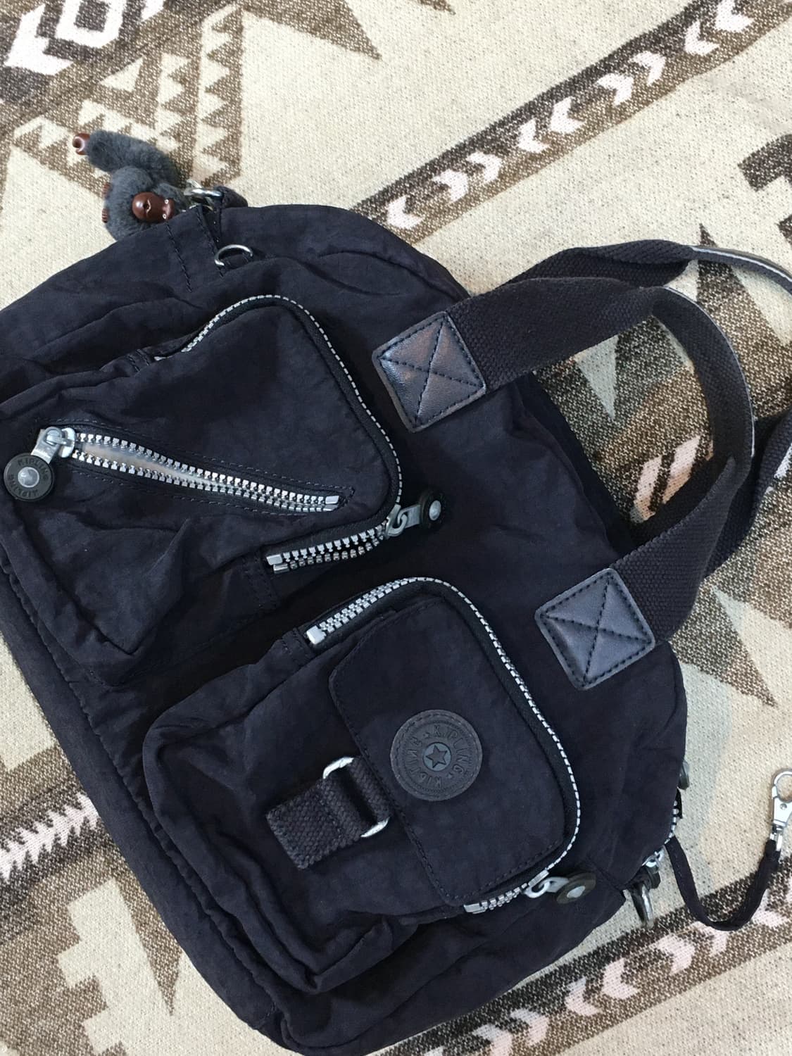 키플링 투포켓 미니백 네이비 상품이미지3