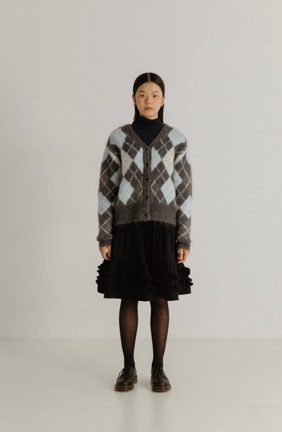 (새상품) 플리즈프로젝트 아가일 가디건 상품이미지5