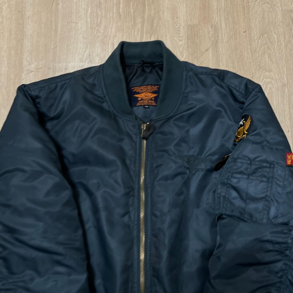 CAPTAIN WEVIC US 에어포스 MA-1 봄버 항공점퍼 XXL  상품이미지2
