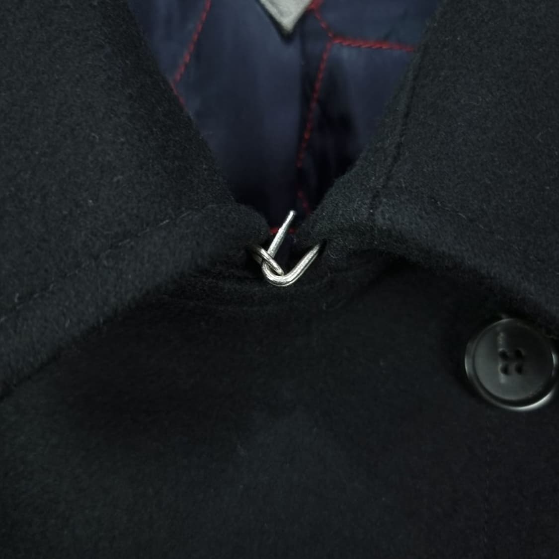 [타미힐피거] 모직 피코트 블랙 M18608 상품이미지6