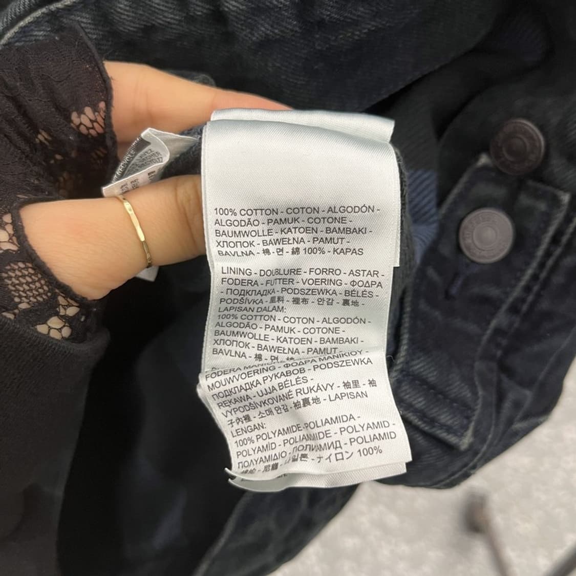 리바이스 올드스쿨 빈티지 컨트리 트러커 데님자켓 M C09754 상품이미지6