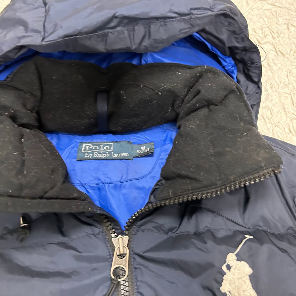 Polo Big Pony Navy Down padding 상품이미지6