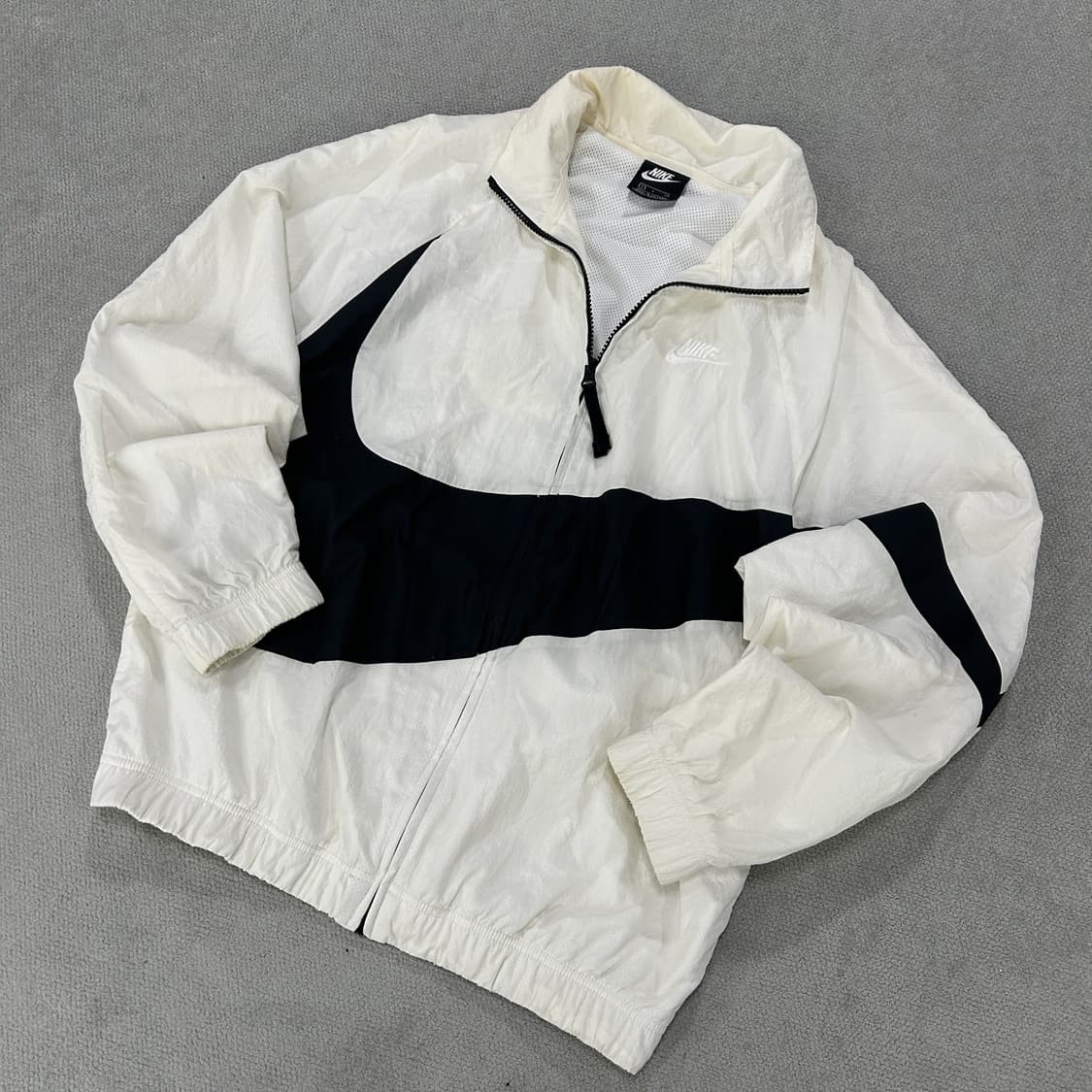 나이키 빅스우시 우븐 자켓 화이트/블랙 s m 상품이미지1