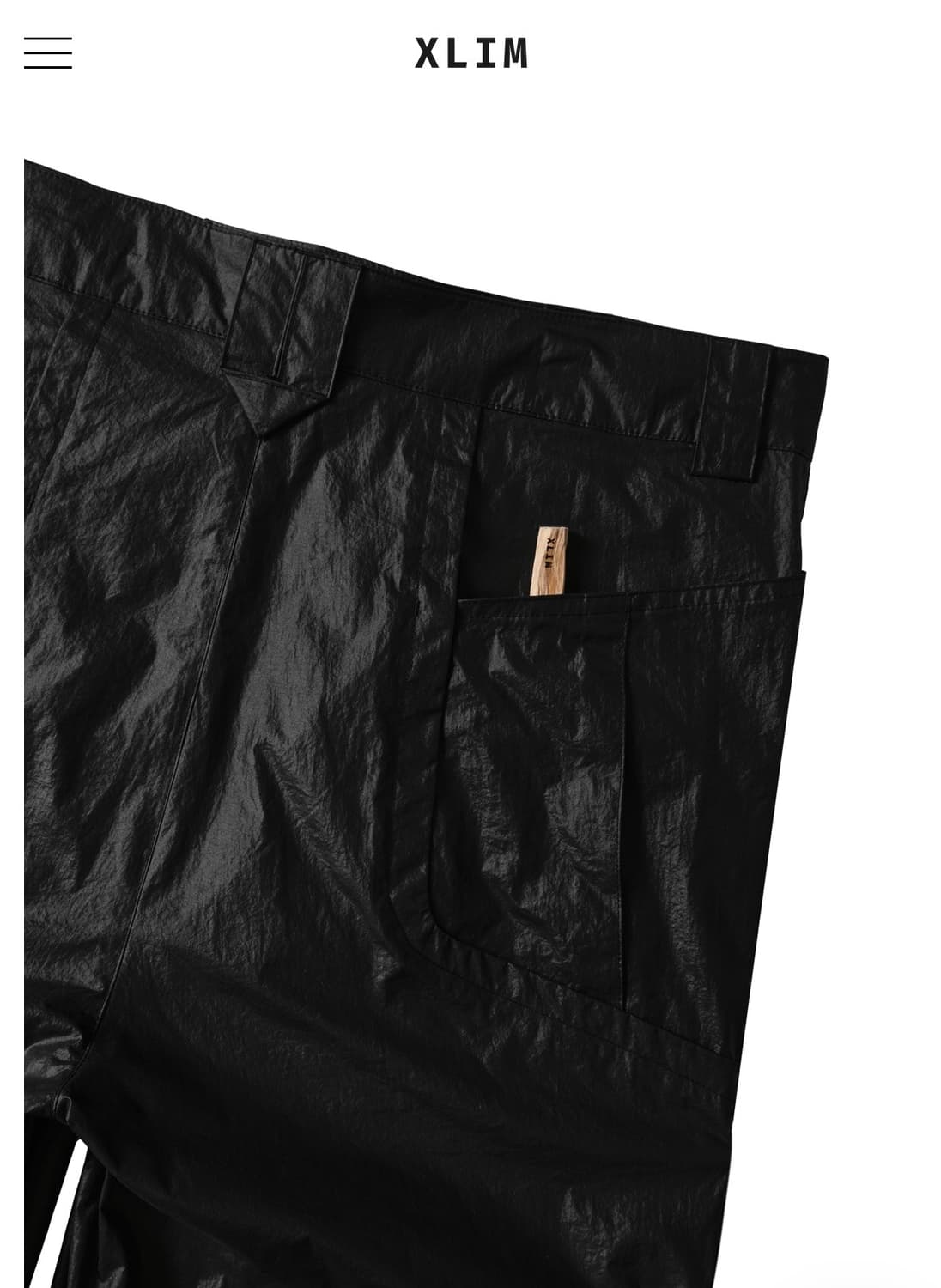EP.7 04 TROUSERS COLOR : GLOSSY BLACK 상품이미지4