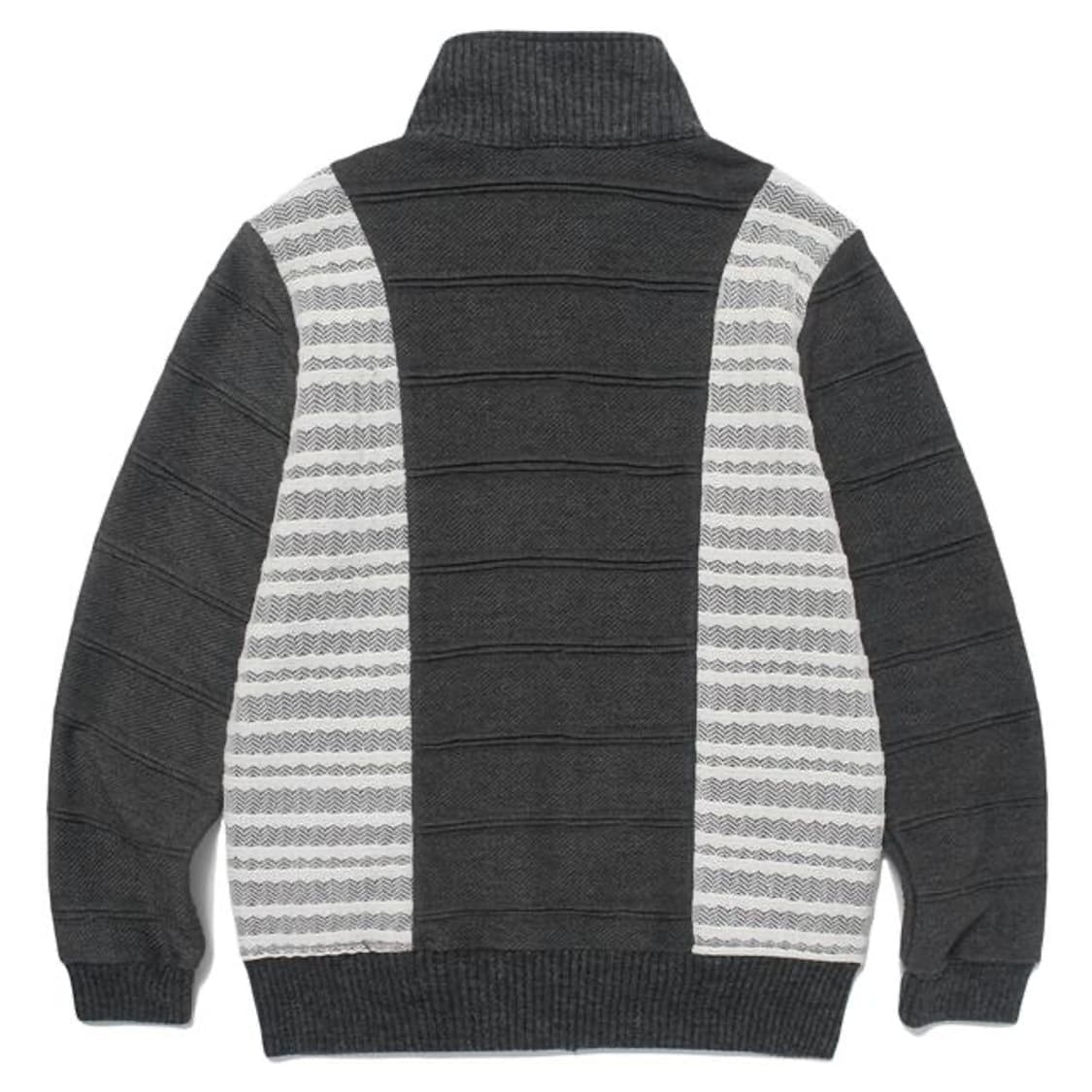 허그유어스킨 플랩 니트 집업 (차콜) 상품이미지2