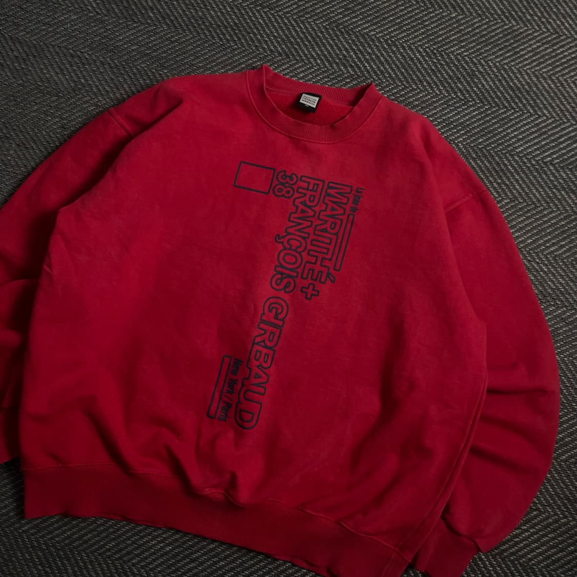 마리떼 프랑소와 저버 USA 스웻 맨투맨 레드y 4262 상품이미지1