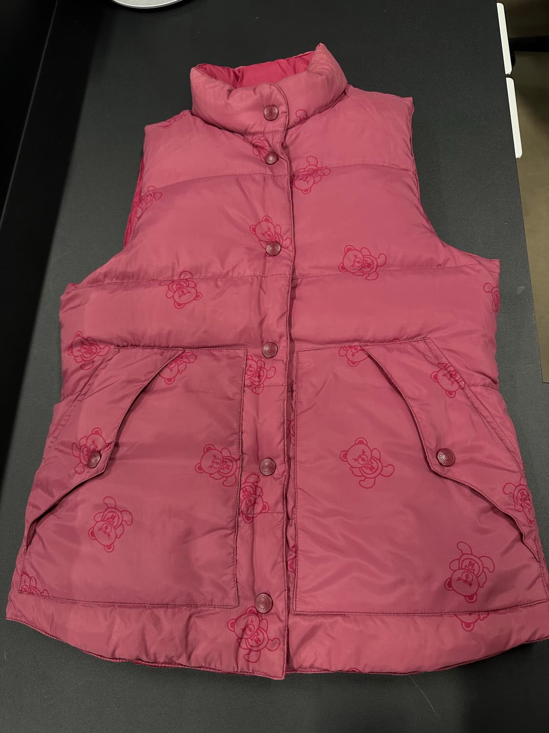 히스테릭 글래머 퍽베어 리버시블 조끼 패딩 상품이미지5