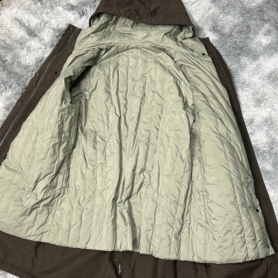 띠어리 매장판 브라운 야상점퍼 상품이미지2