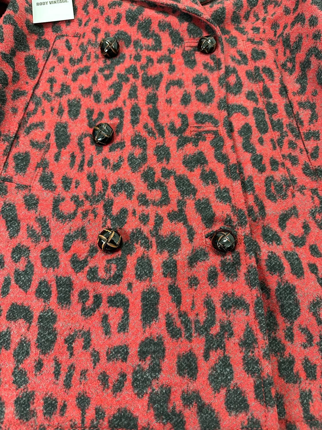 Diesel Leopard Wool Coat 상품이미지2