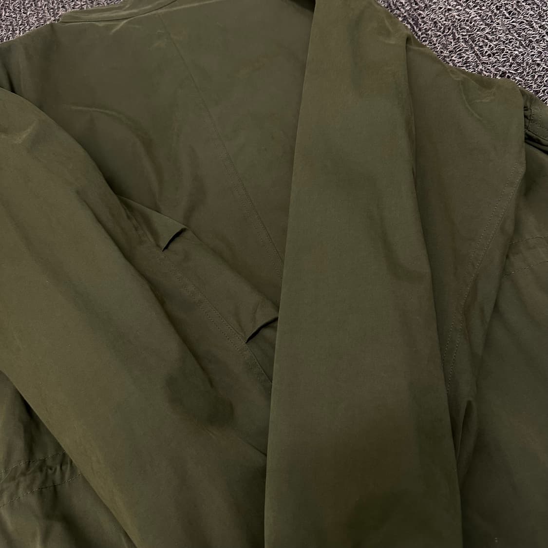 프리즘웍스 피쉬테일 야상 점퍼 카키 M 상품이미지5