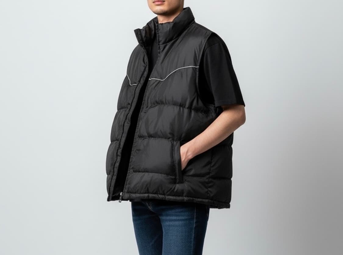KANSAI 오버핏 패딩베스트 상품이미지1