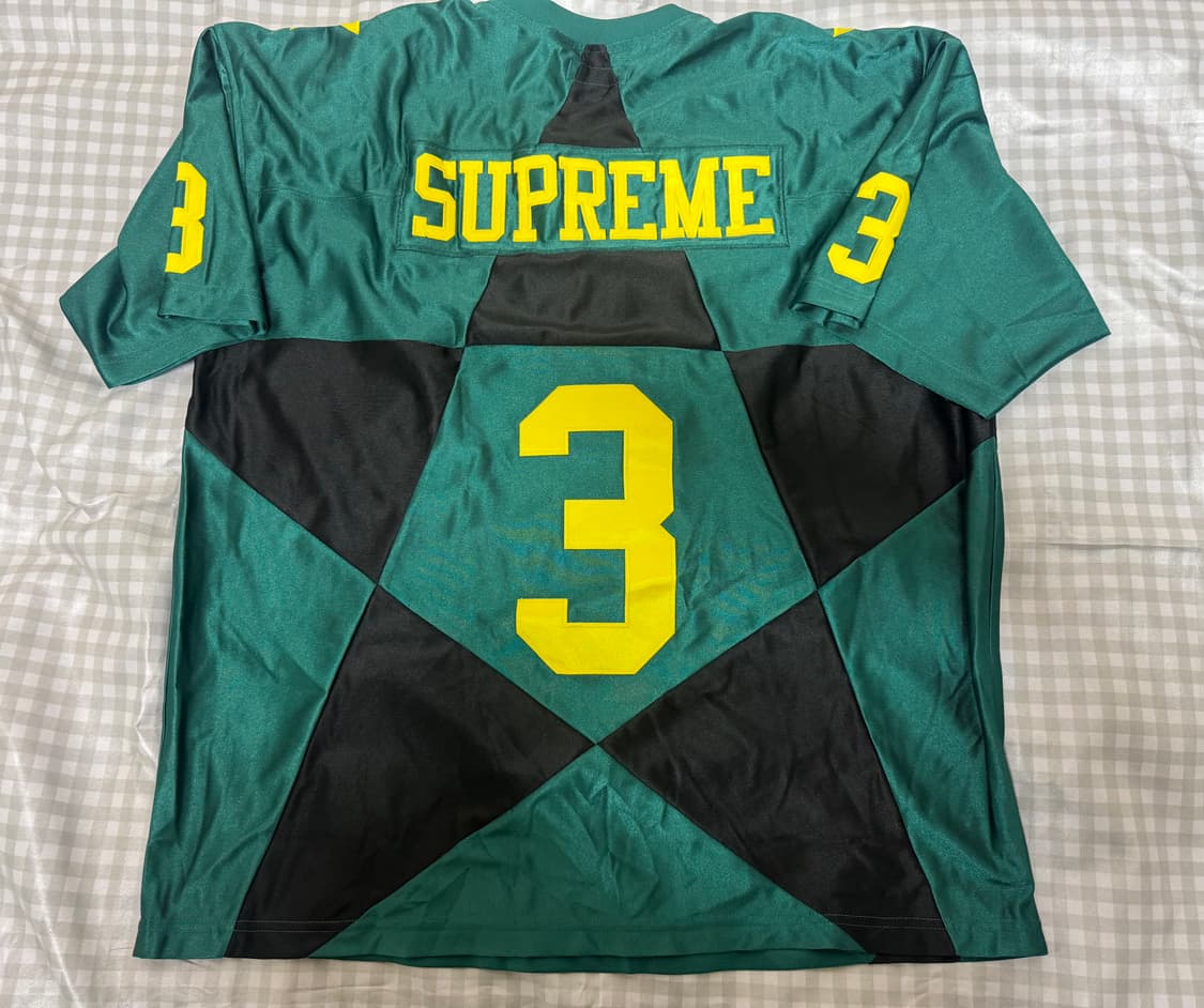 [XL] 슈프림 스타 풋볼 저지 다크그린 24FW (새상품) 상품이미지3