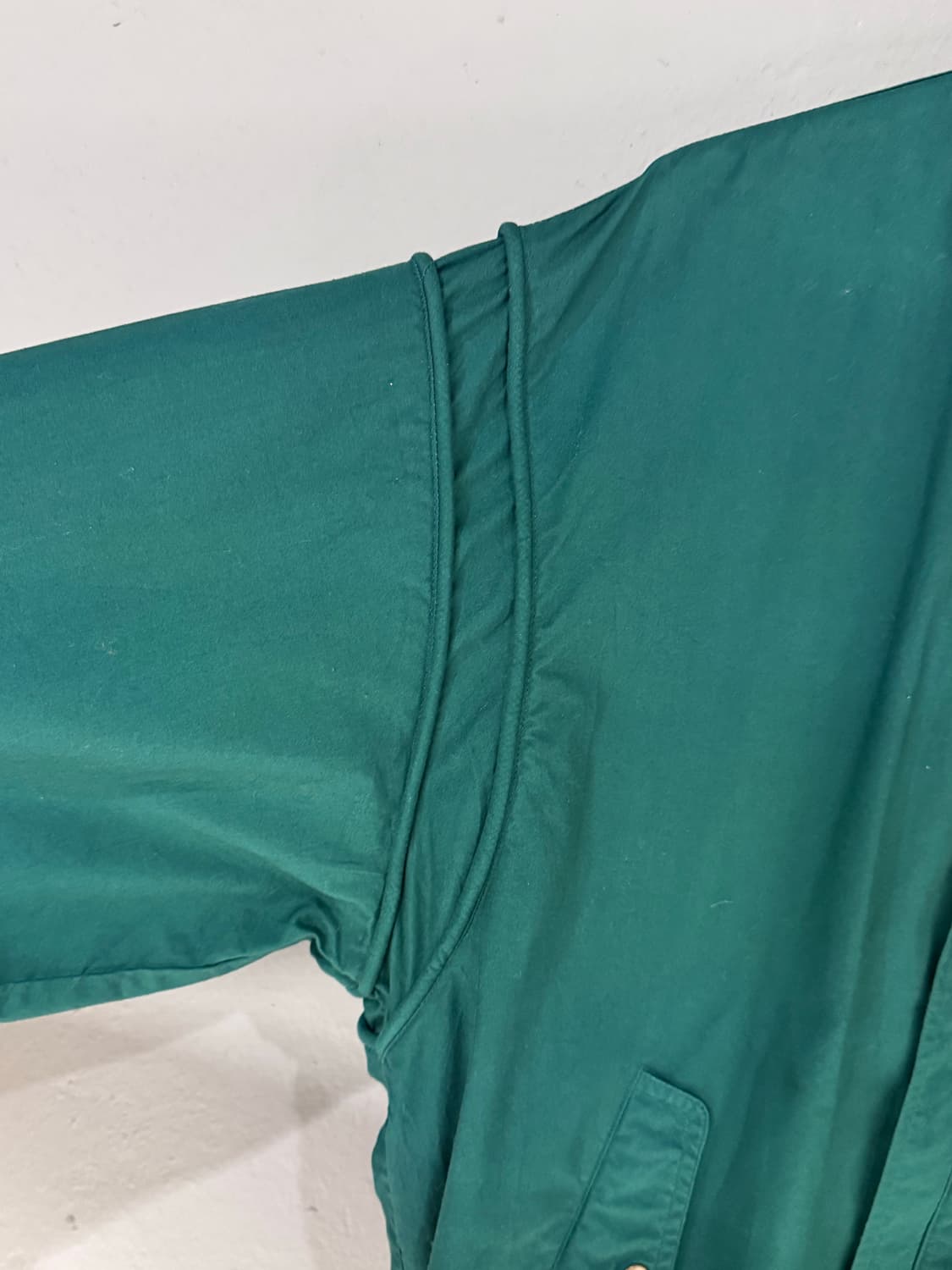 빈티지 디테일 그린 블루종 자켓 상품이미지5