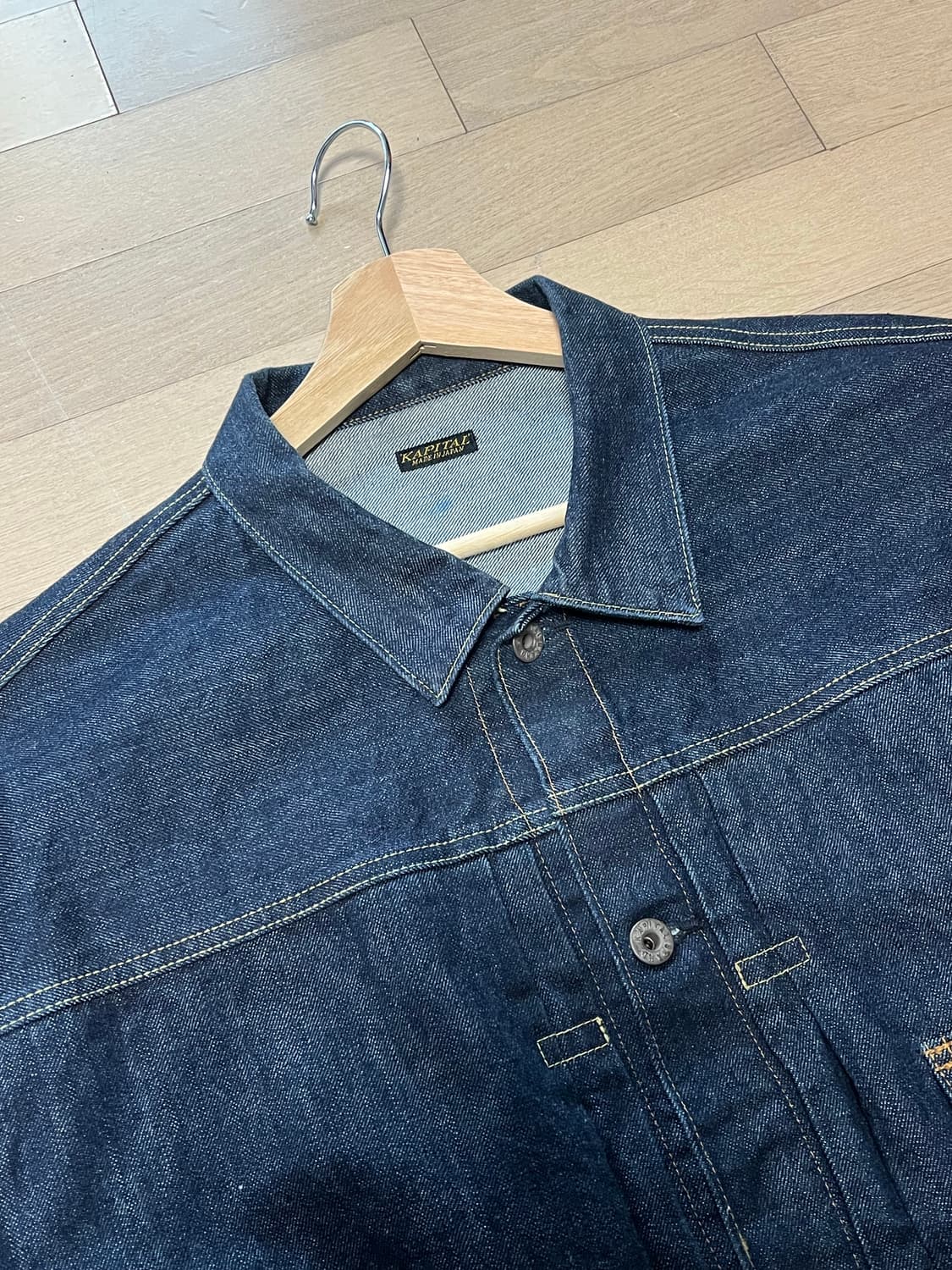 (교환) 캐피탈 1st 데님 자켓 인디고 6사이즈 <-> 5사이즈 상품이미지3