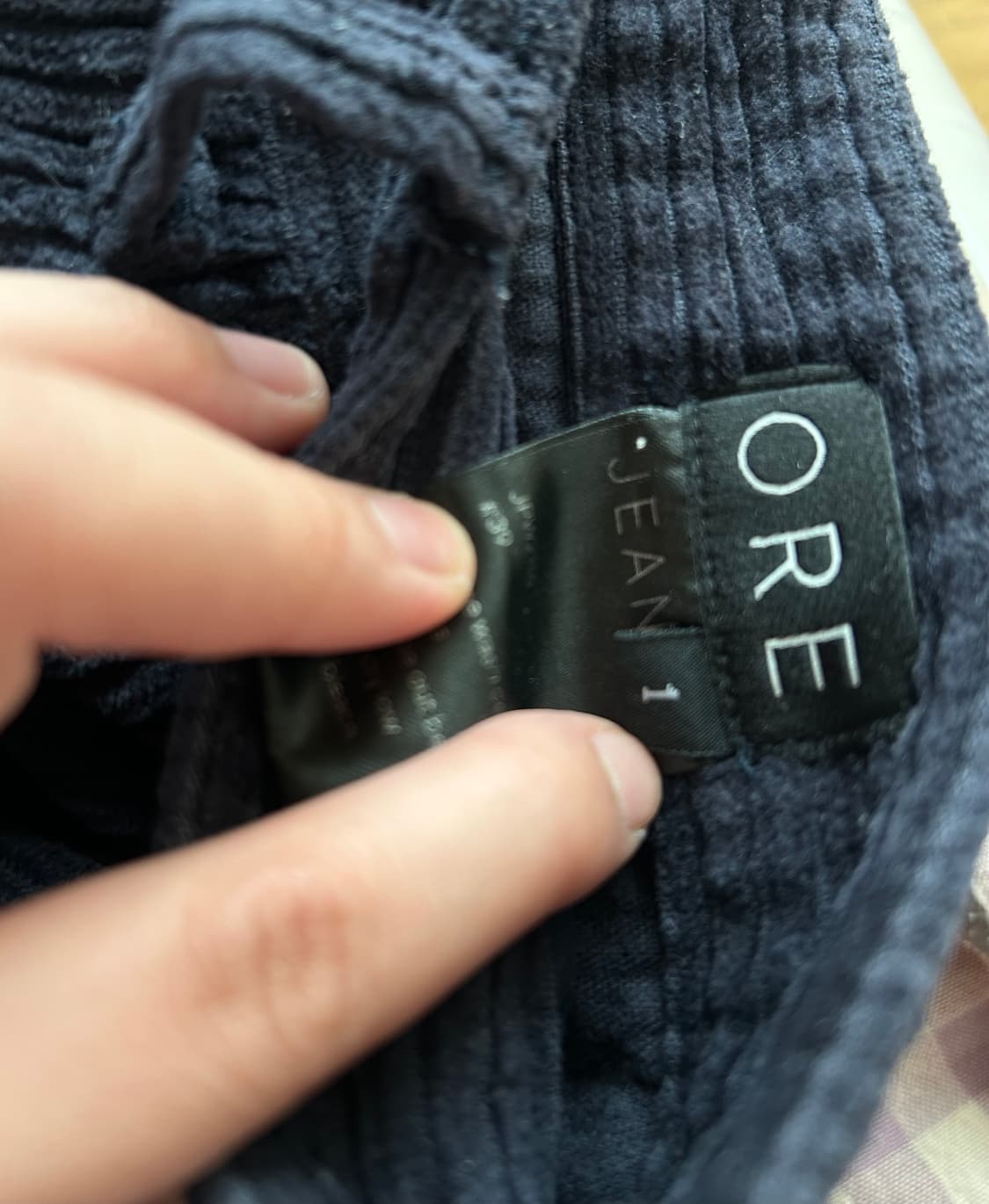 Ore 오어 코듀로이팬츠 네이비 상품이미지3