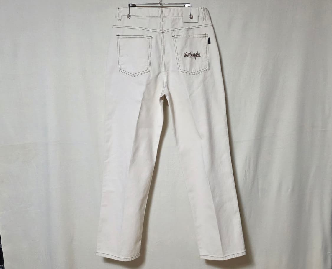 [새상품/M] 와릿이즌 엔젤 원턱 와이드 데님 (아이보리) 상품이미지3