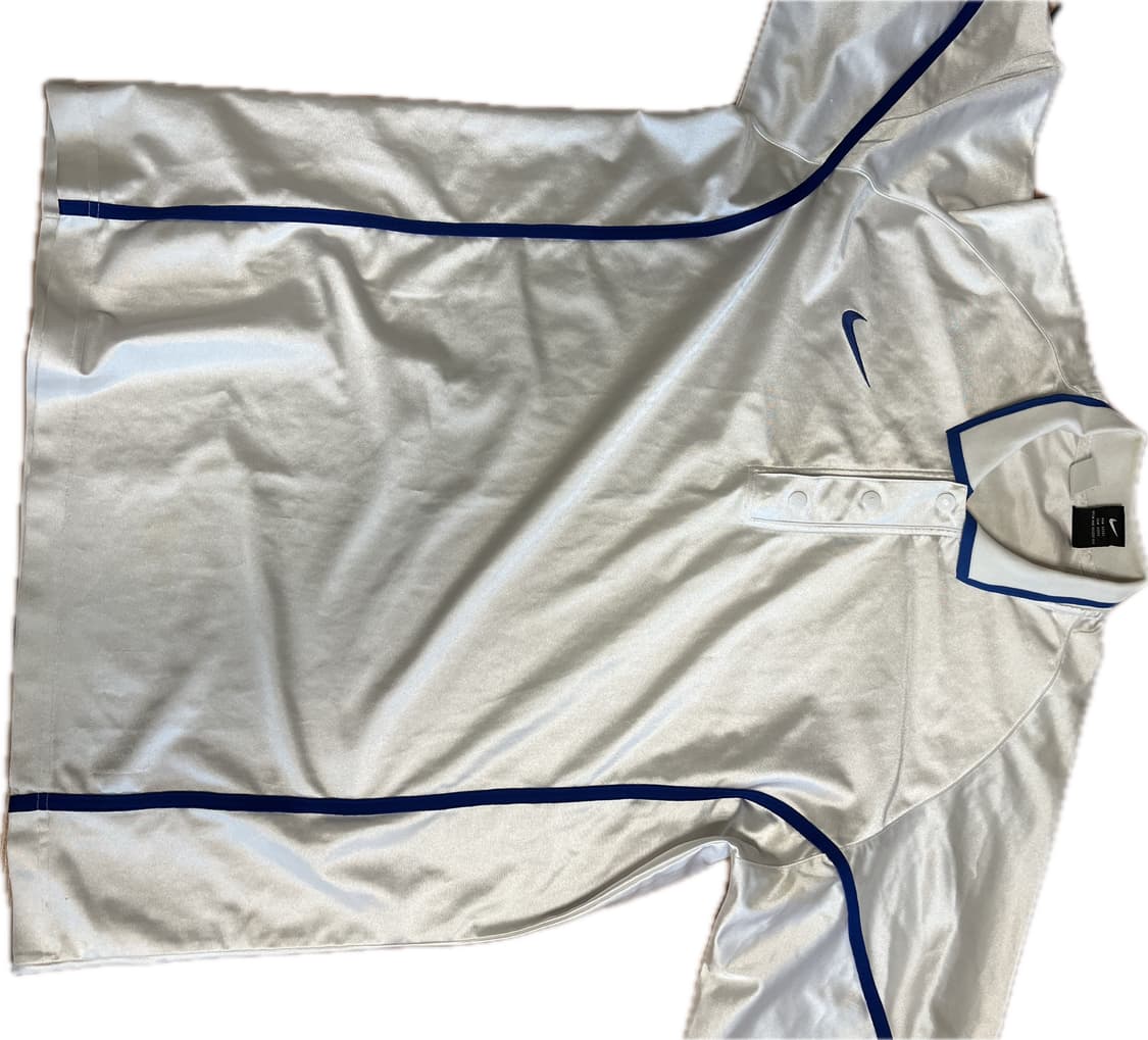 나이키 새틴 버튼 반팔 상품이미지1