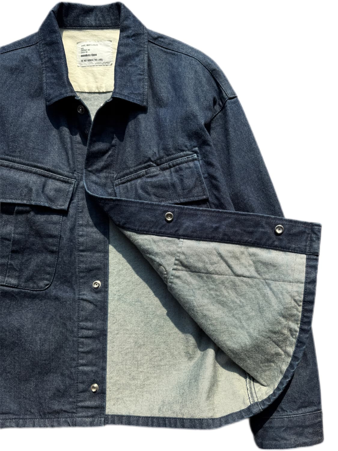 몽키타임 데님 퍼티그 자켓 M(XL) 상품이미지5