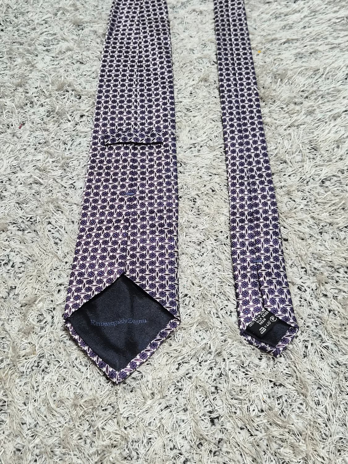 에르메네질도제냐Zegna 패턴 넥타이 Free - N75 상품이미지6