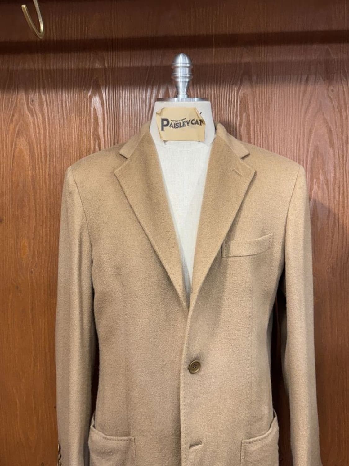 페레가모 카멜헤어 자켓 상품이미지2