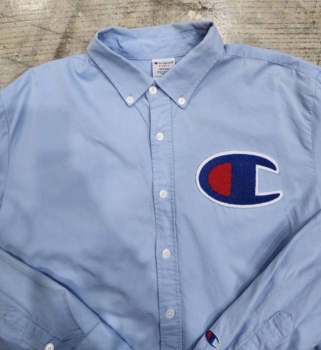 챔피온 빅로고 Heavy weight 긴팔 셔츠 M 상품이미지3