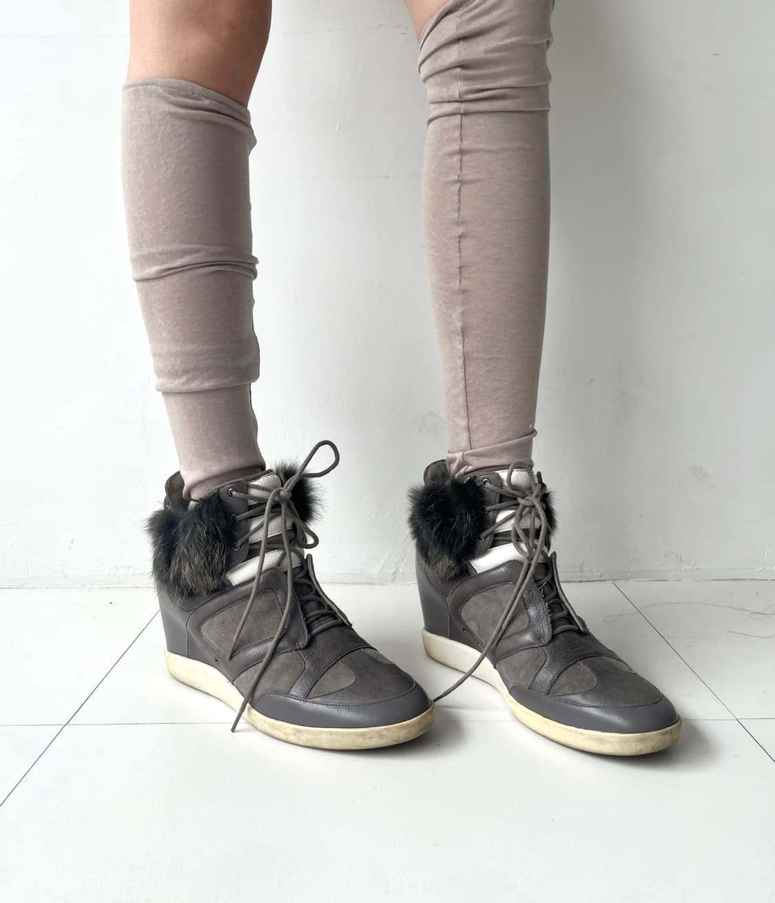 요지야마모토 Y-3 웨지 퍼 하이탑 상품이미지1