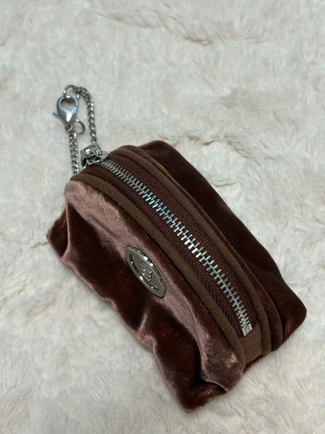 미닛뮤트 클로 파우치 키링 벨벳 상품이미지3