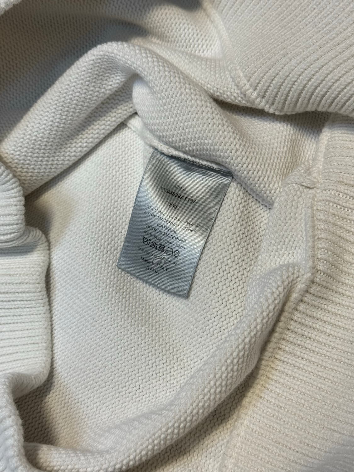 디올 안서트 니트 XXL 상품이미지4