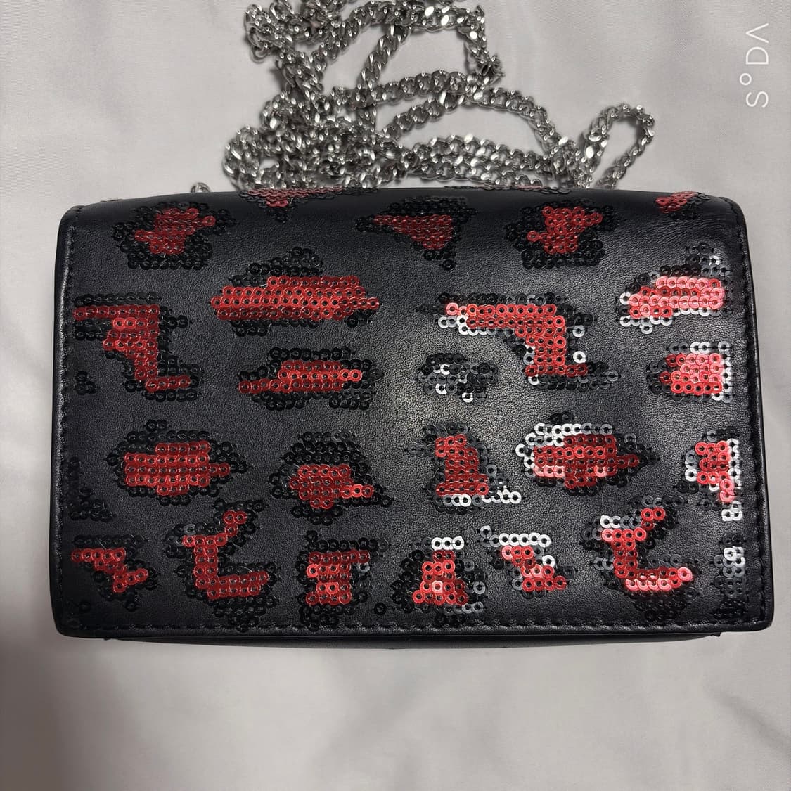 베르수스 베르사체 블랙 레오파드 라 메두사 미니 크로스백 상품이미지3