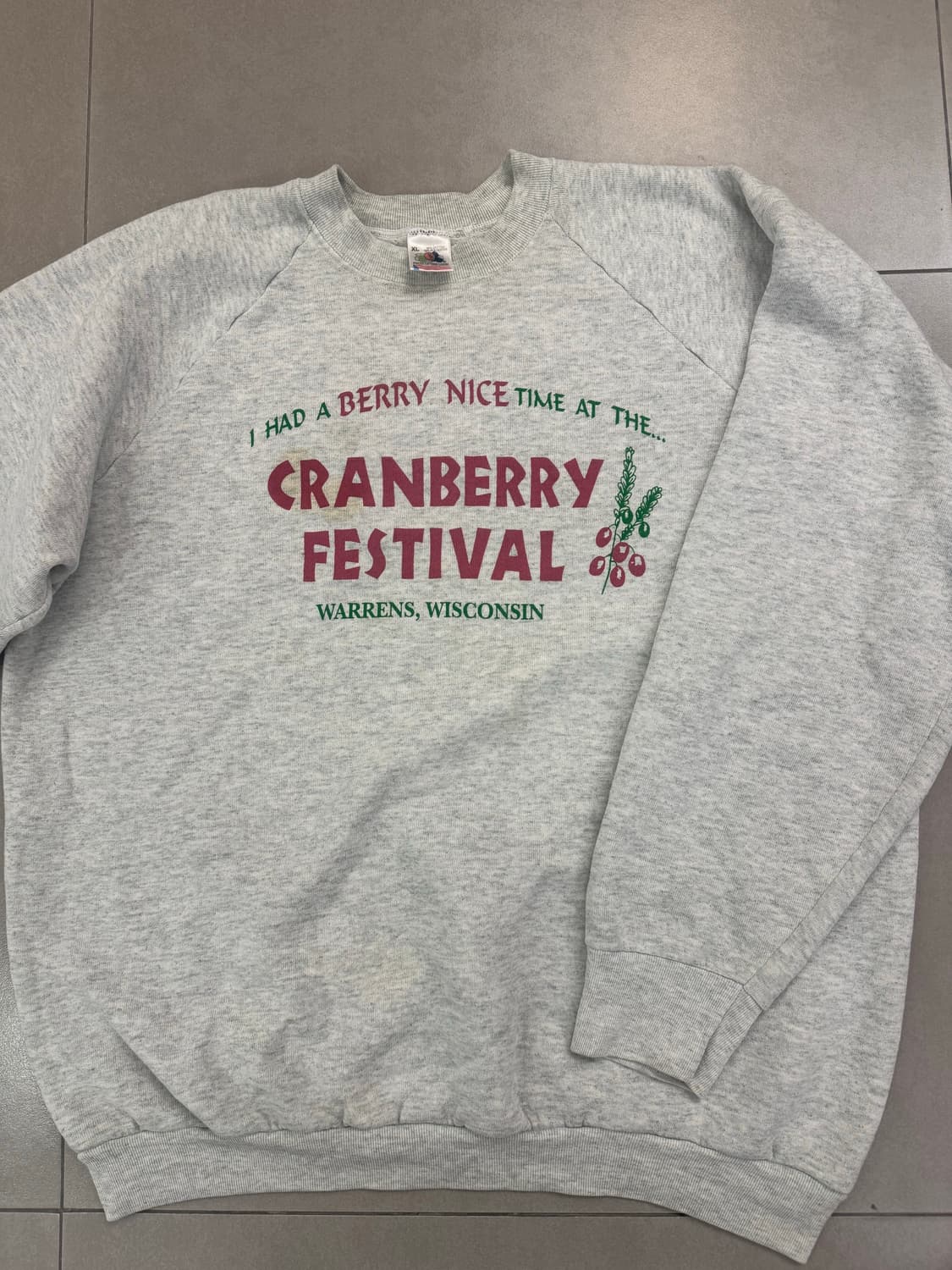 90‘s 빈티지 Fruit of the Loom 스웨트셔츠 XL 상품이미지2