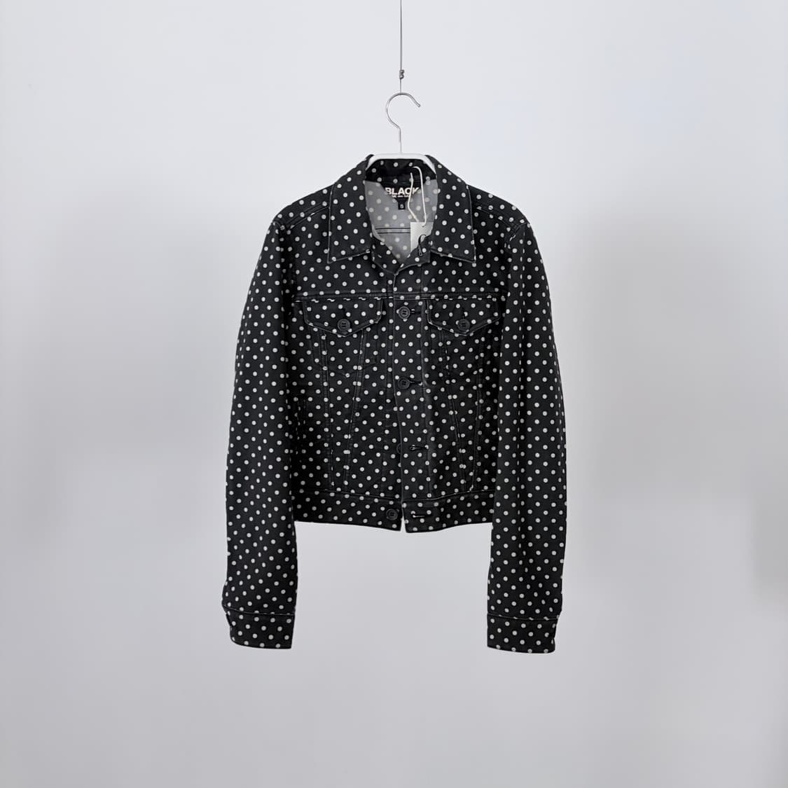 Waxed Polka Dot Panel Jacket 상품이미지1