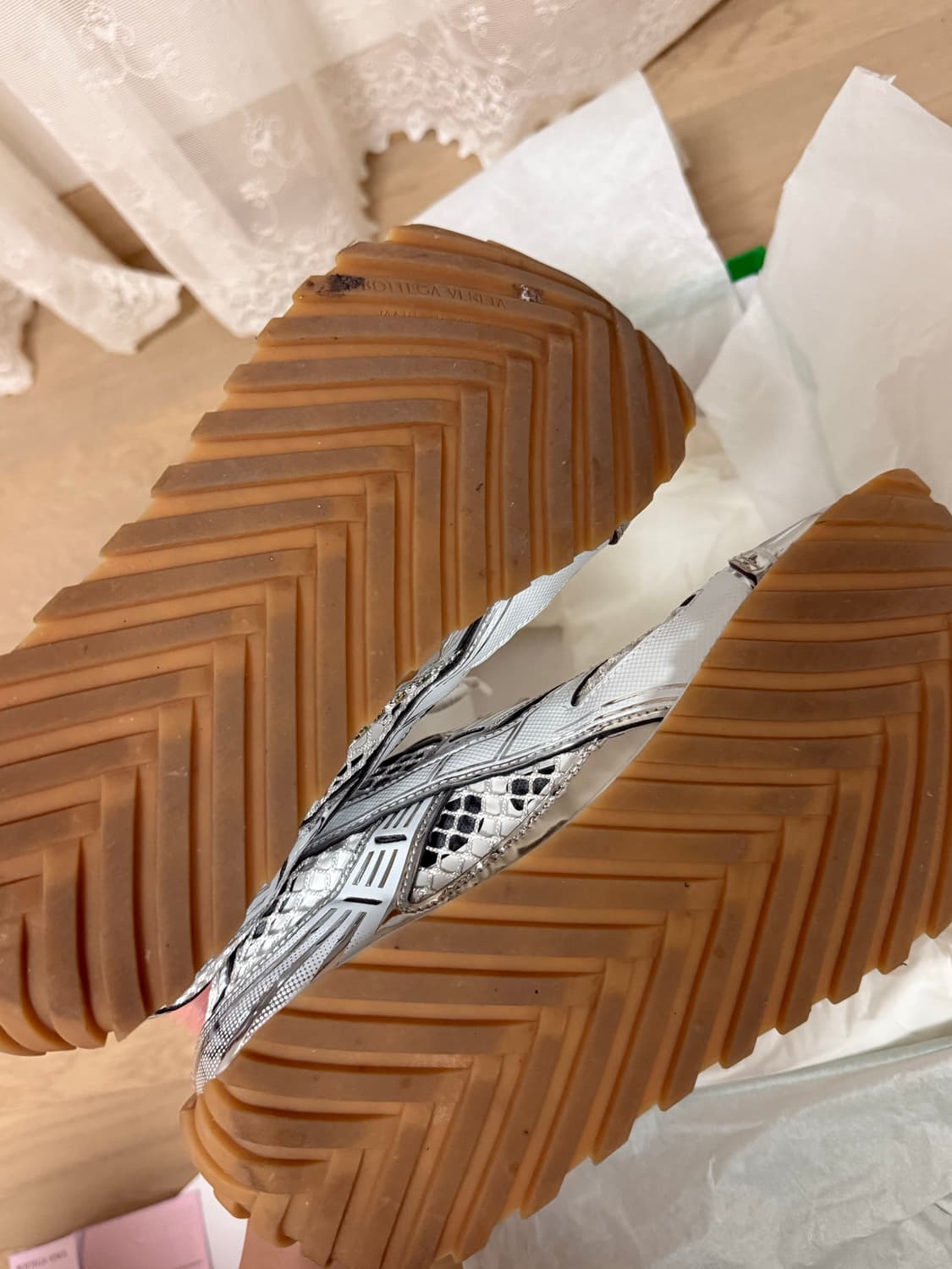 보테가베네타 오르빗 실버 42 상품이미지5