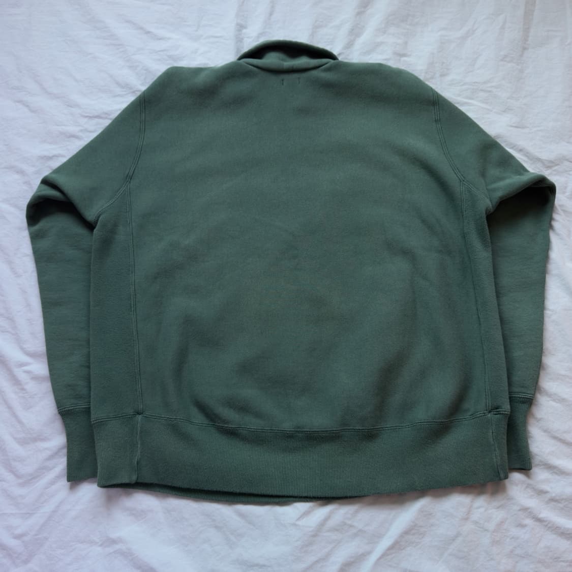 [3] 아프레쎄 24SS 빈티지 하프집업 스웨트 그린 상품이미지5