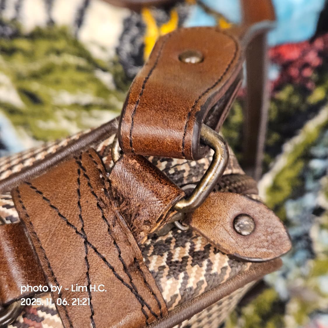 폴로 랄프로렌 하운드투스 체크 크로스백 상품이미지4