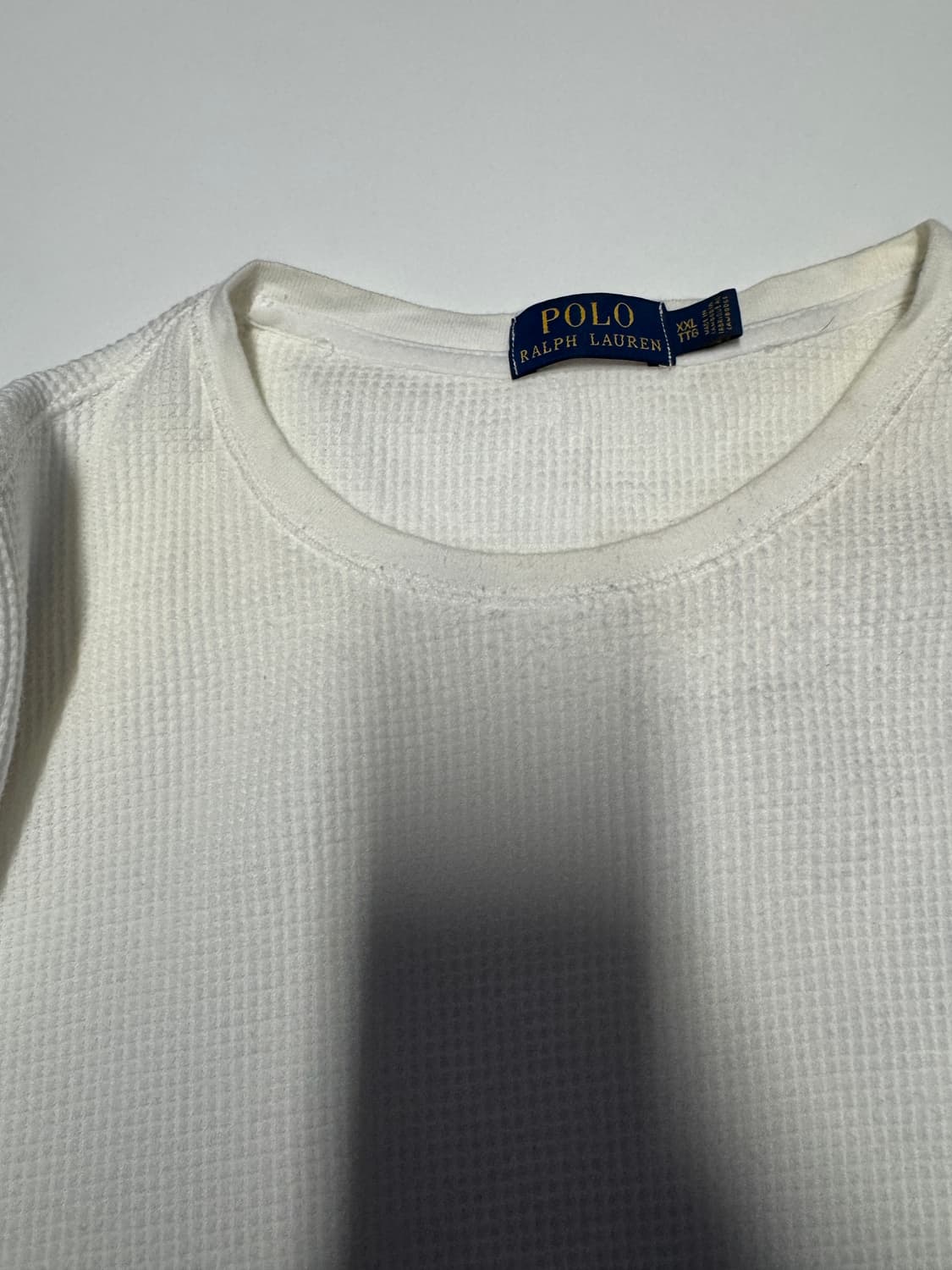 폴로 랄프로렌 화이트 와플 긴팔 티셔츠 XL ~ 2XL 상품이미지8