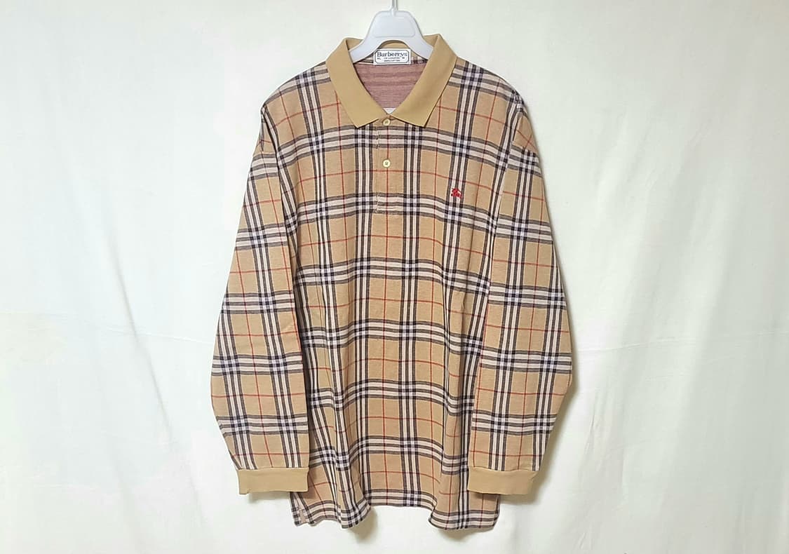 Burberrys 90's 노바체크 카라티 (대장급) 상품이미지5