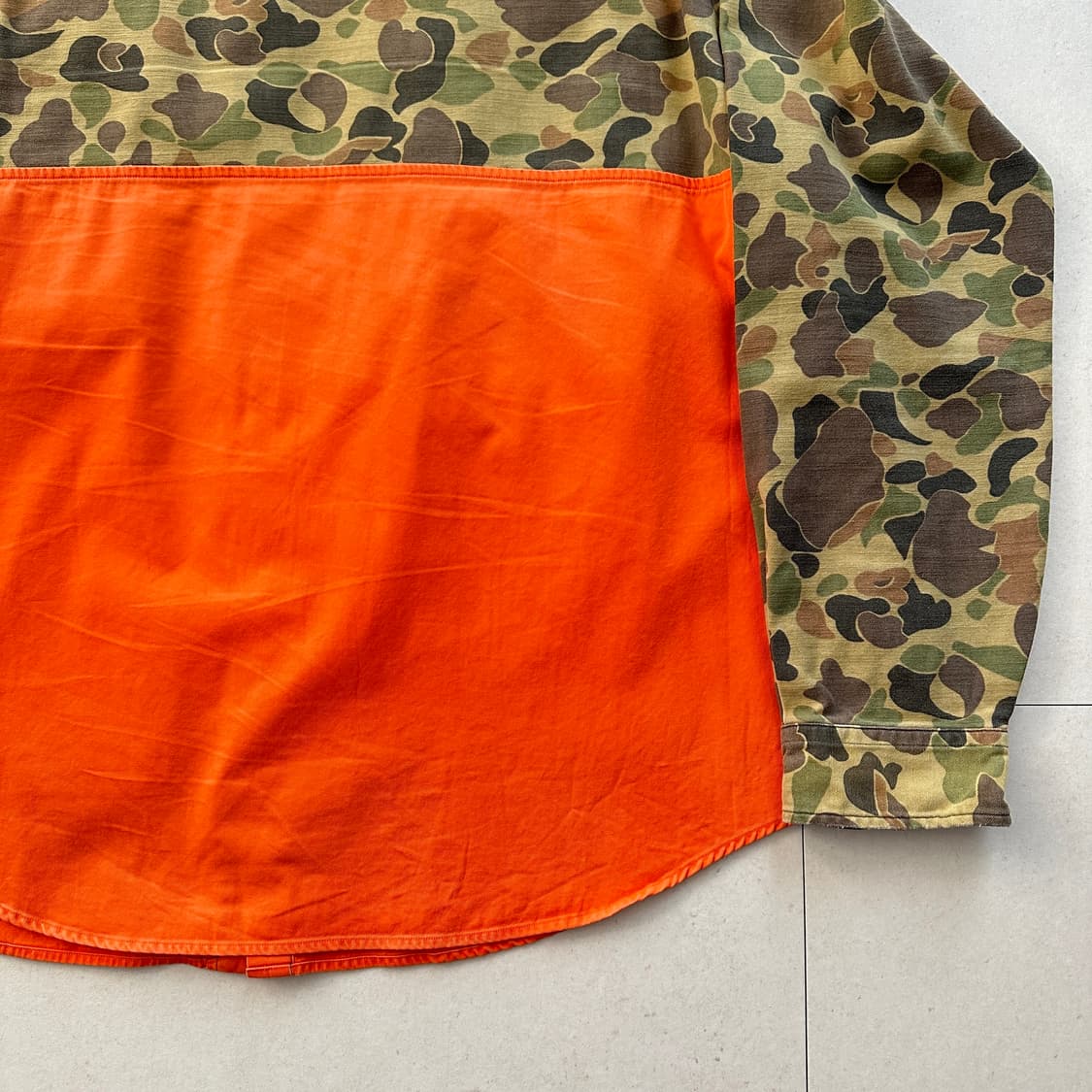 폴로 랄프로렌 스포츠맨 카모 오렌지 헌팅 셔츠 QR인증  상품이미지8