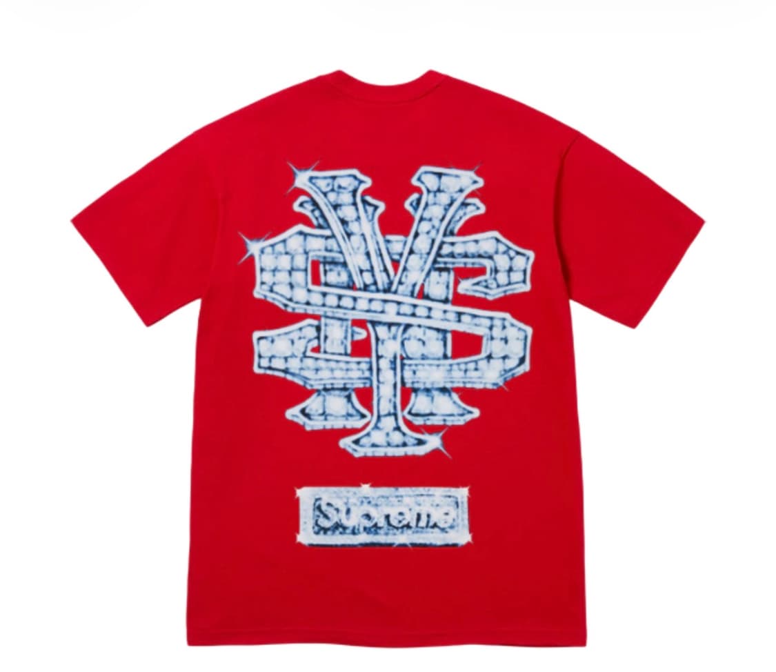 슈프림 스노우맨 티셔츠 레드 - 25FW 상품이미지2