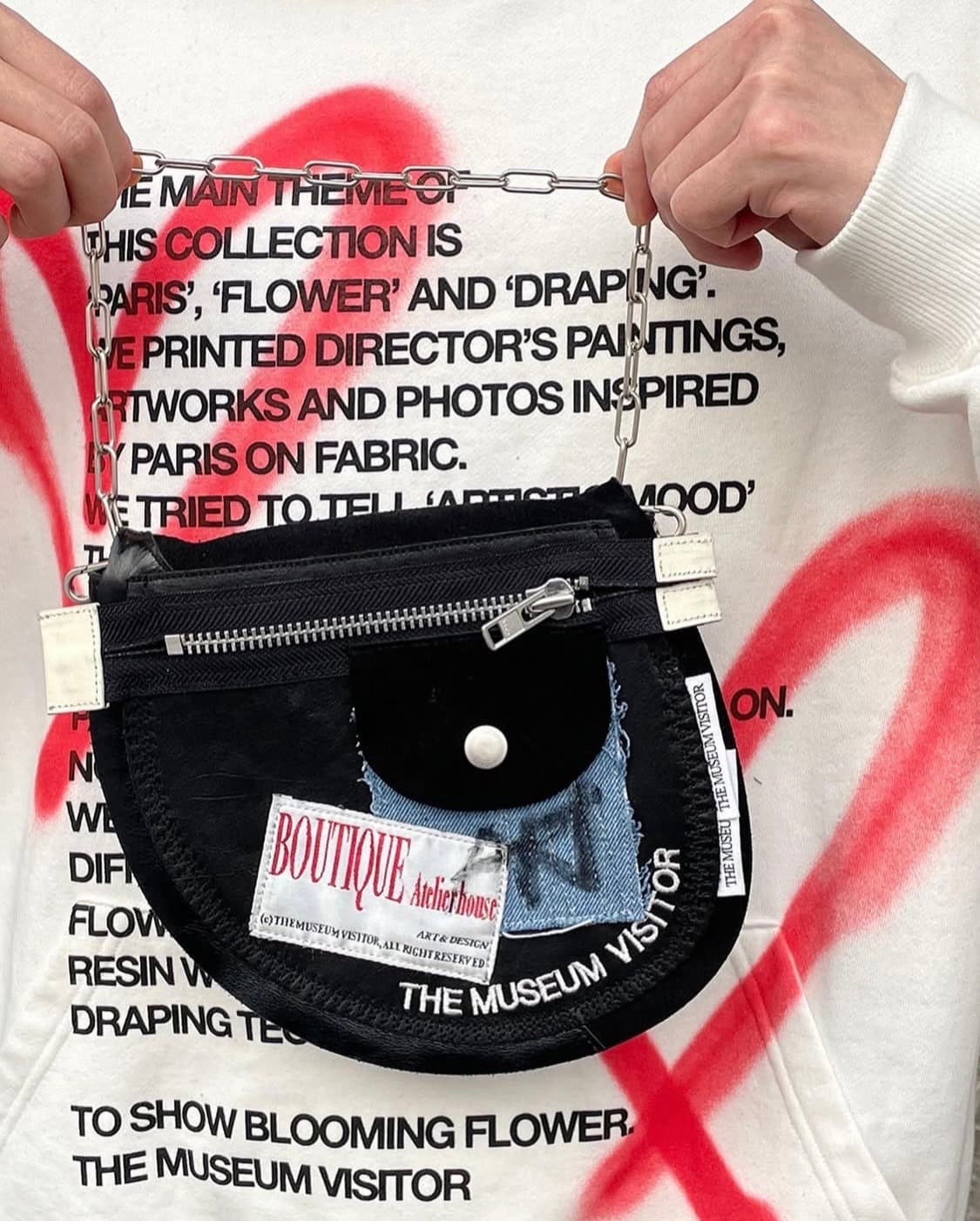 더뮤지엄비지터 미니 백 가방 DAMAGED ARCHIVE MINIBAG 상품이미지1