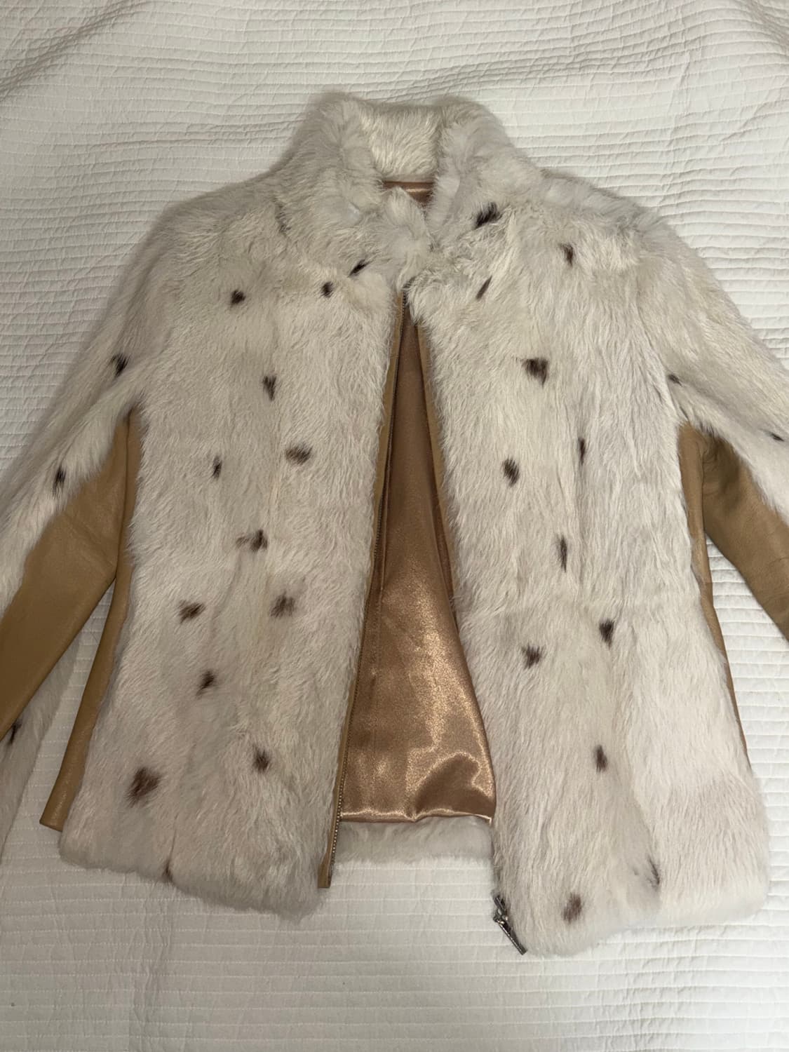 래빗퍼 양가죽 갸루 y2k 퍼자켓  상품이미지3