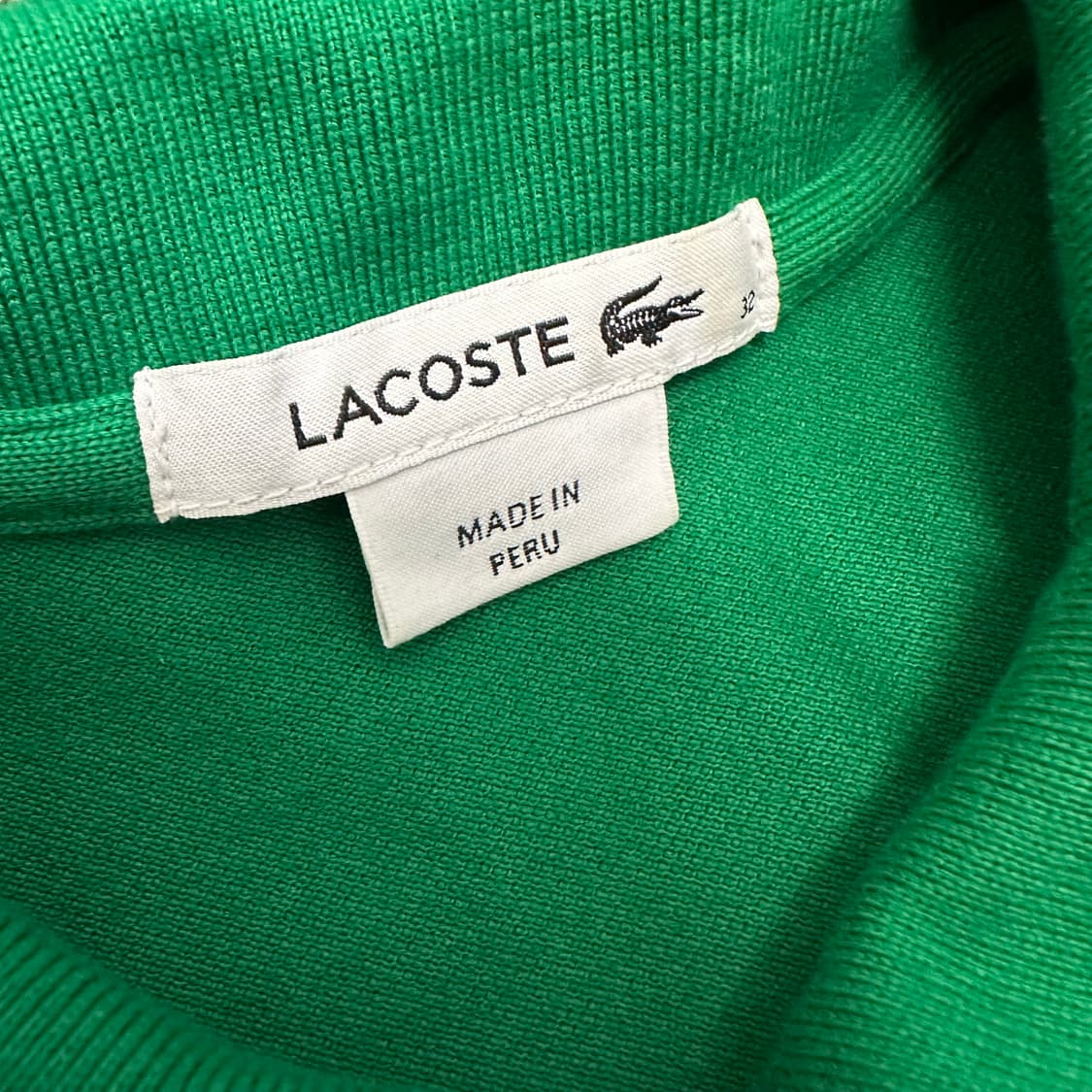 라코스테 여성 원피스 반팔 그린 XS 상품이미지3