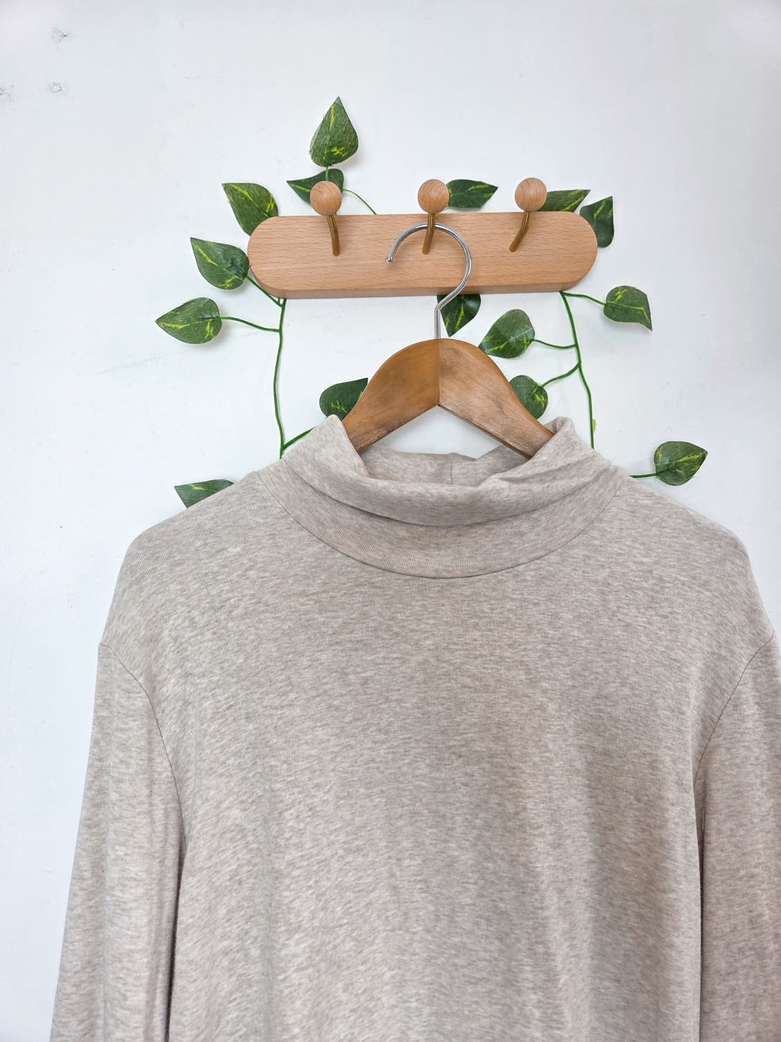 오트밀 목폴라 슬리브 상품이미지2