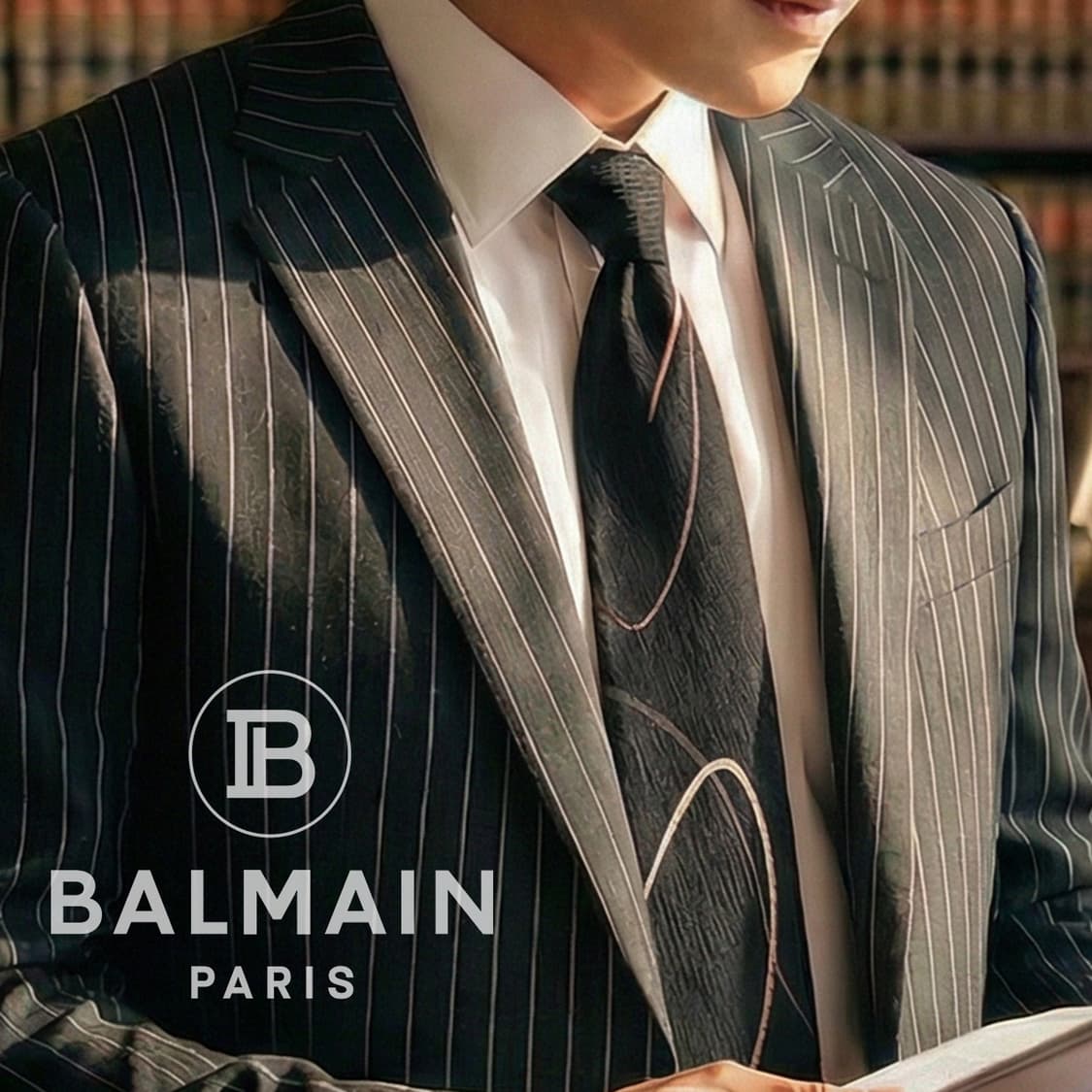 발망 실크 다크 퍼플 넥타이 8.9cm A+등급 A19634 상품이미지1