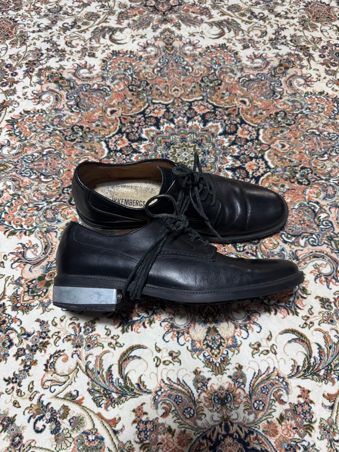 Dirk Bikkemberg 90's metal heel derby 42 상품이미지3