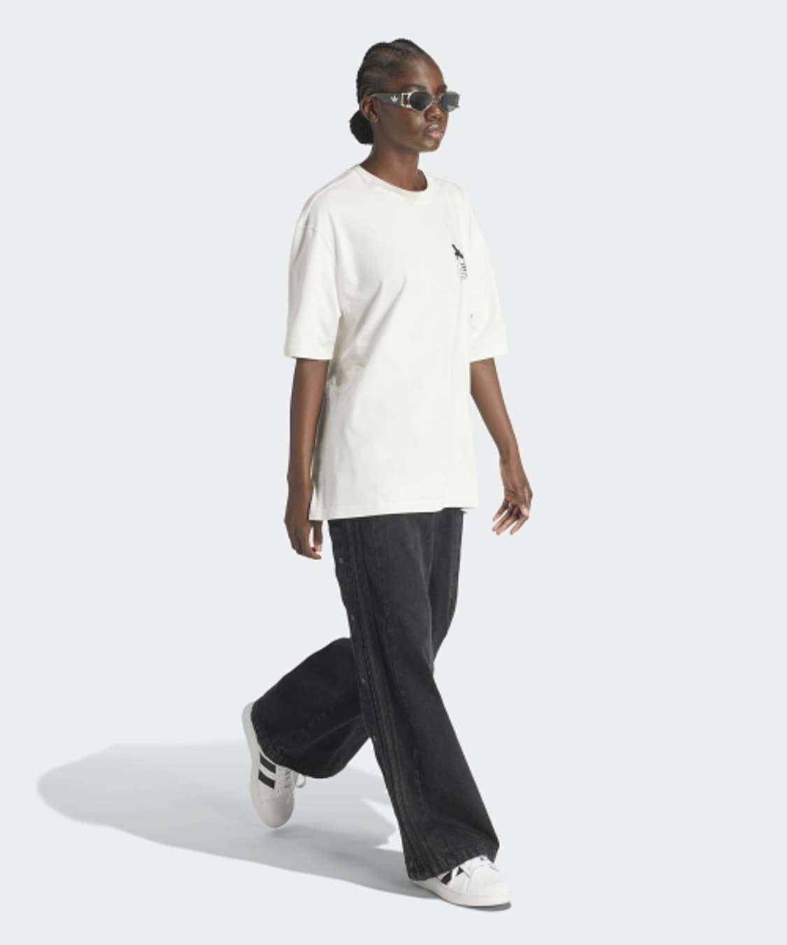 아디다스 블랙 데님 팬츠 상품이미지3