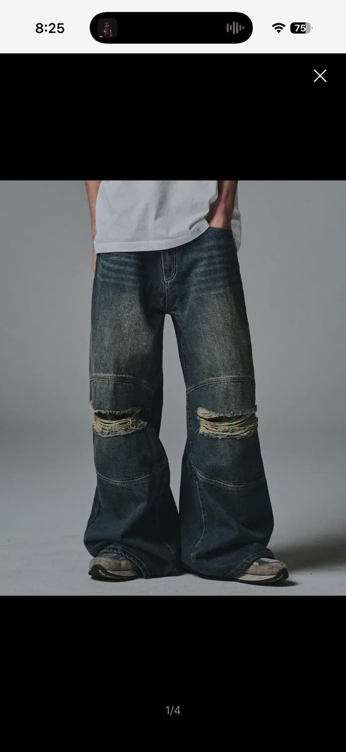 낫포너드 데님 새제품 상품이미지1