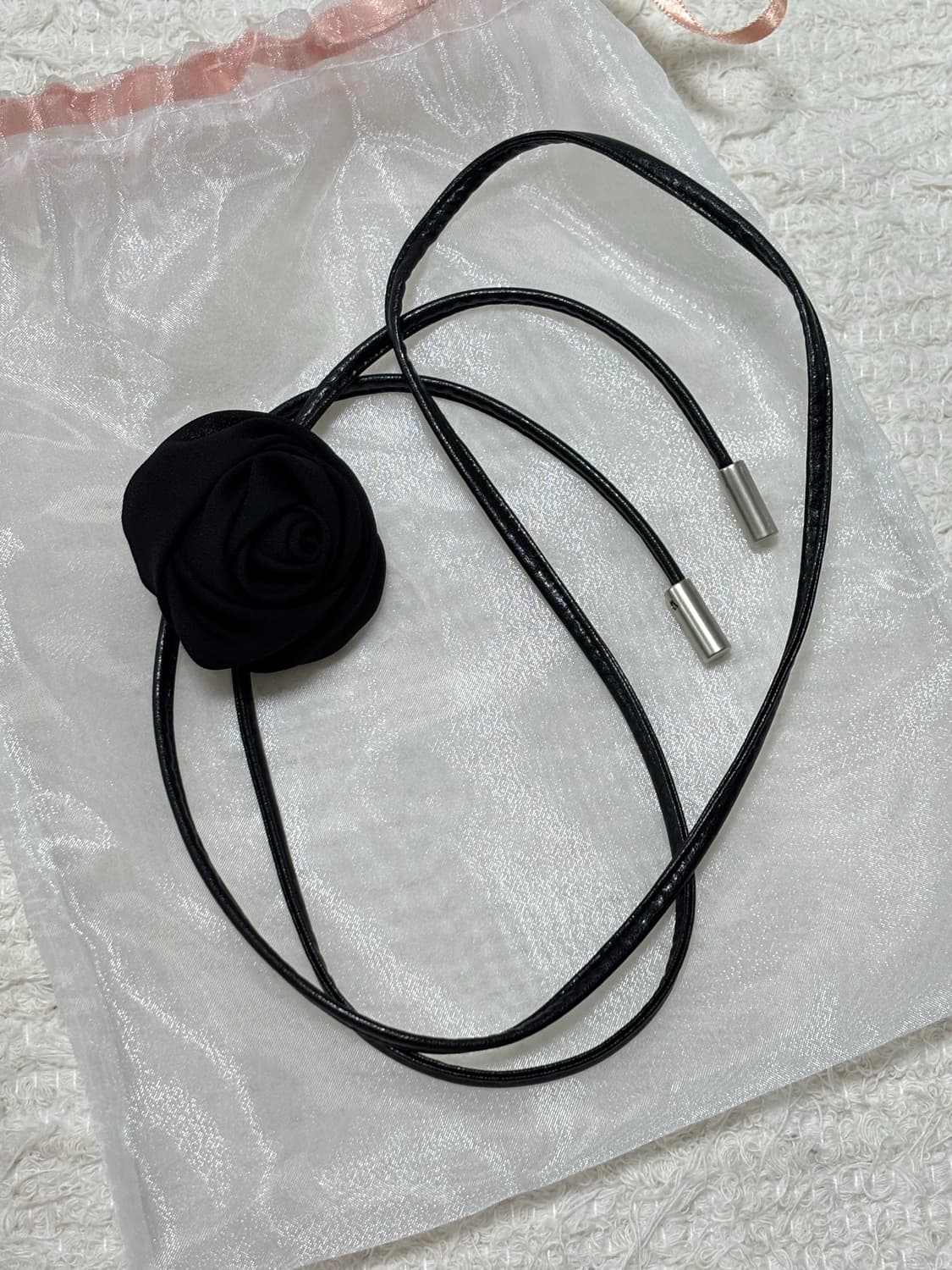 시눈 rose tie (black) 상품이미지3