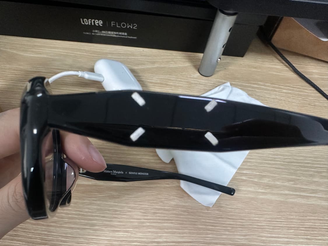 젠틀몬스터x마르지엘라 MM212 블랙 클리어 상품이미지3