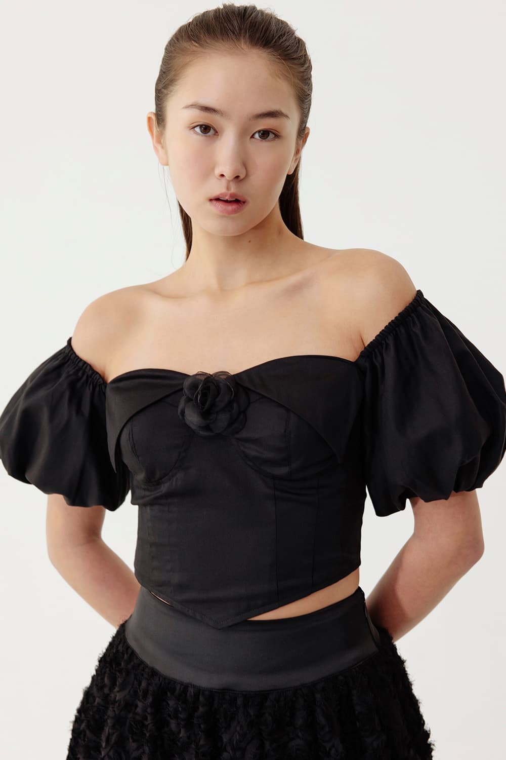 급처 더티스 rosy puff blouse M 상품이미지1