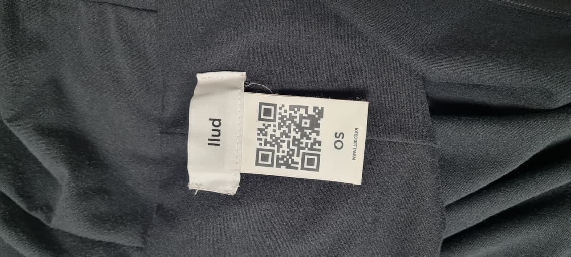 llud  후드 스카프 Charcoal 상품이미지5